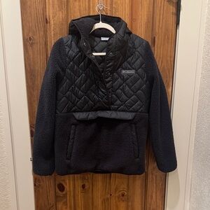 Columbia, Black Quilted Puffer, Size M